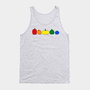 Rainbow Pumpkins Tank Top